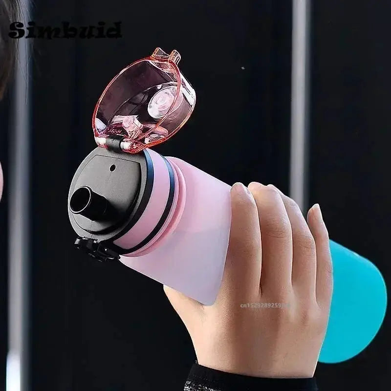 500ml/650ml/1000ml Sports Water Bottle – Leak-Proof & Portable Plastic Cup for Gym, Fitness, Travel & Outdoor Activities