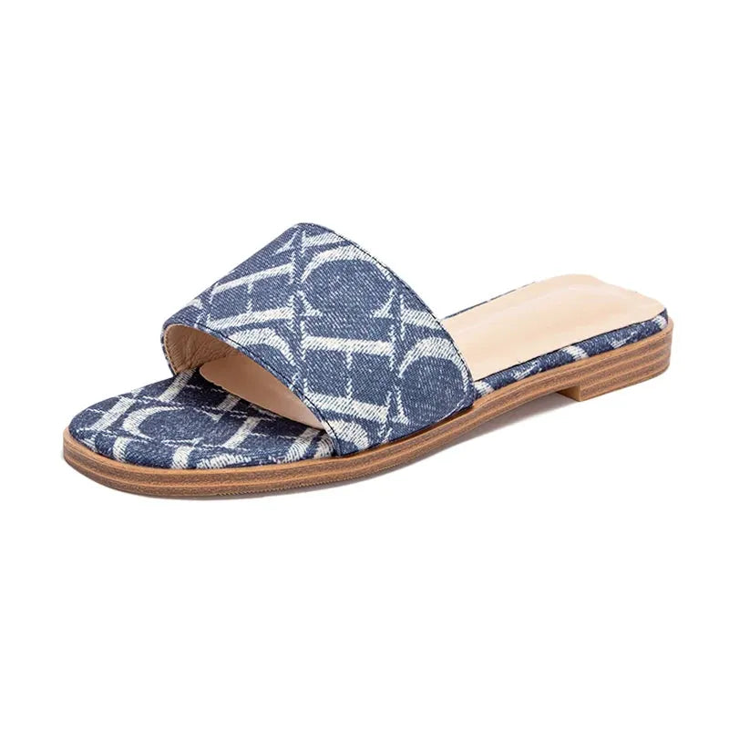 Women Slip On Canvas Slippers with Soft Sole Comfort Design