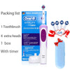 Oral B Vitality toothbrush with timer and extra heads