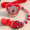 Silicone Beads Personalized Pacifier Clip - PMMNAPOLES