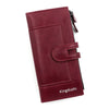 Red fashion long wallet for women