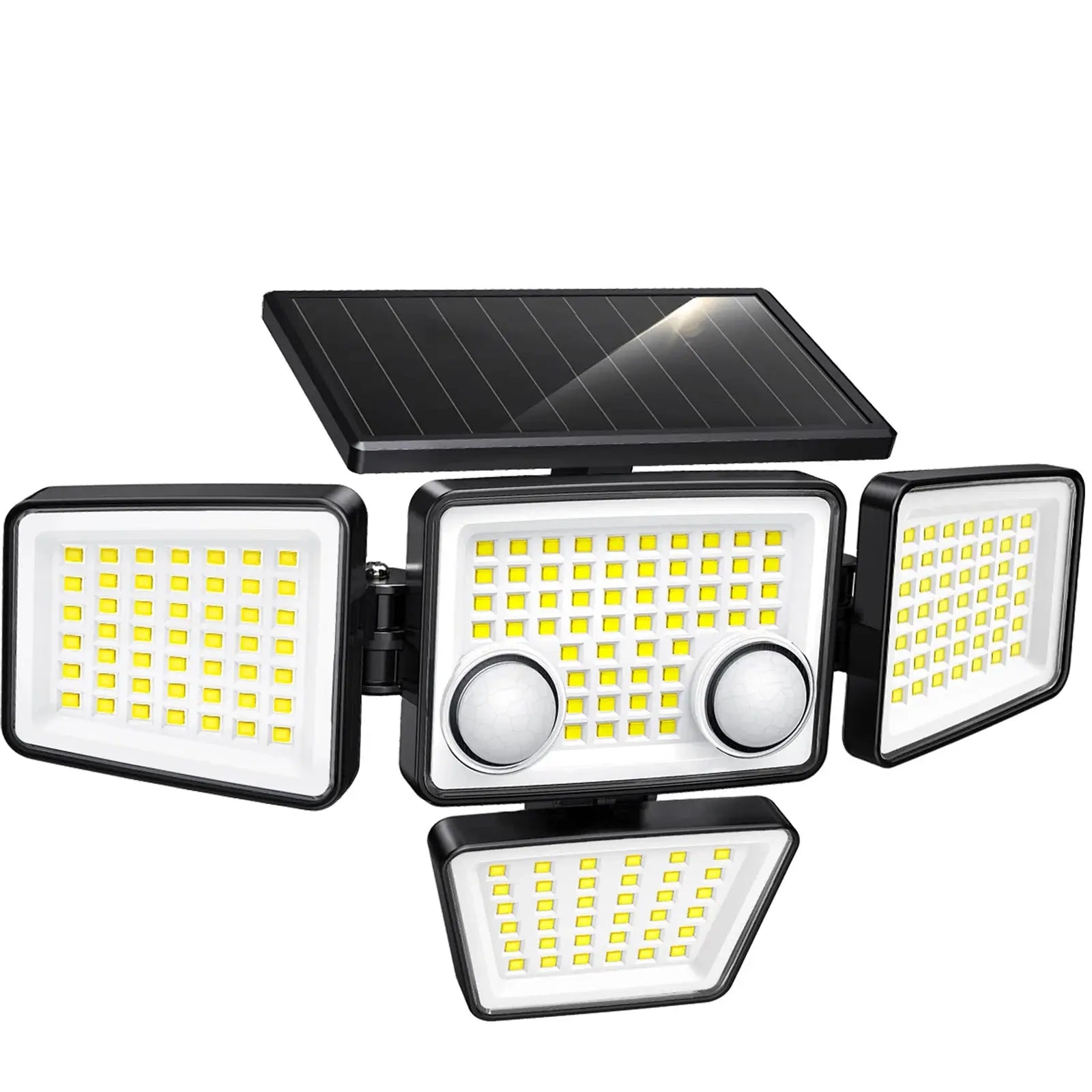 Solar outdoor motion sensor light, 3000LM 188 LED flood security lamp for patio, backyard or front yard