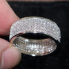 Shiny silver and gold colored women's ring