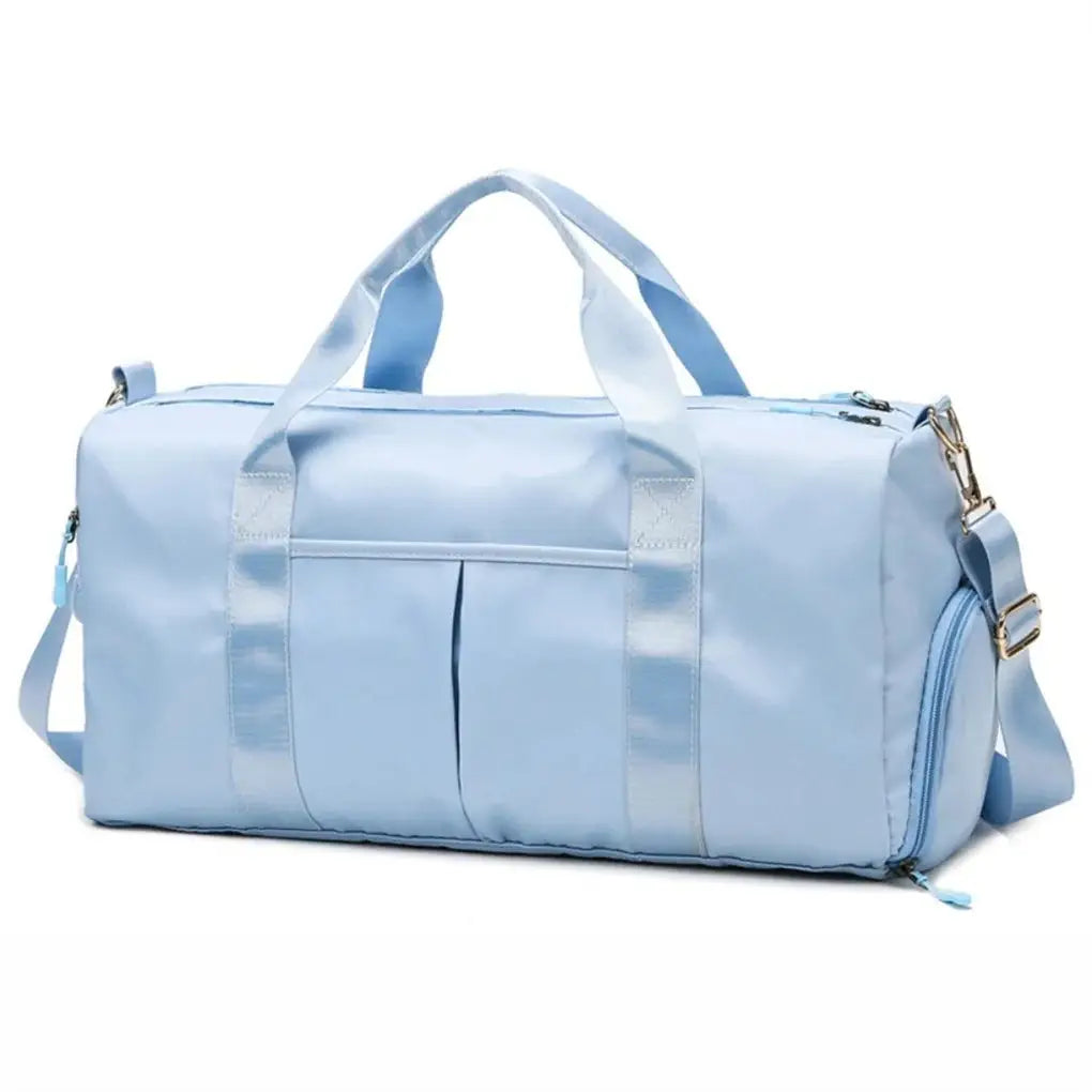 Unisex Sports Duffle Bag Waterproof with Dry-Wet Separation, Large Capacity for Gym & Travel
