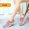 Pink light tennis shoes for women