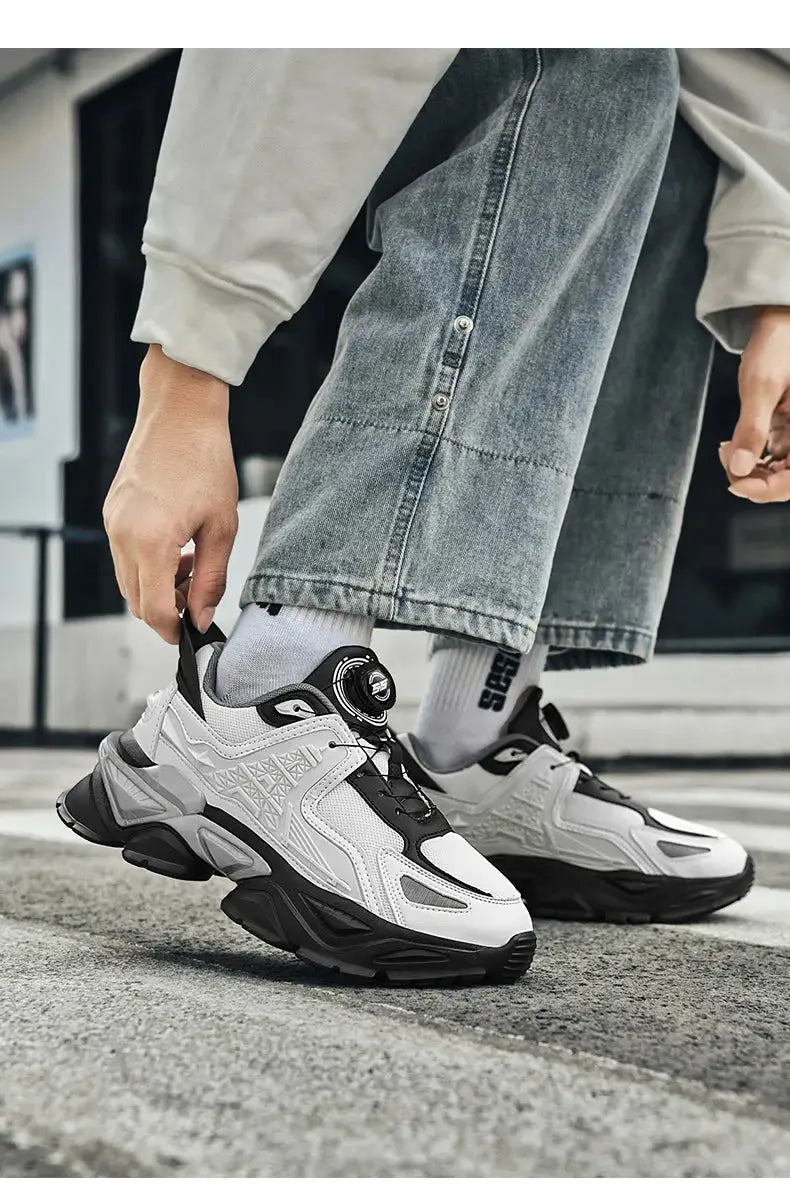 Men’s height increasing sneakers with thick sole, casual and comfortable walking shoes for daily wear