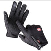 Winter cycling gloves with wrist support