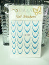 5D French style nail stickers SD-1928