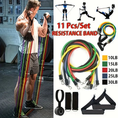 Sports rubber band for fitness equipment