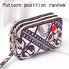 Filmstrip patterned women's zipper wallet