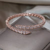 Zirconia knot bracelet