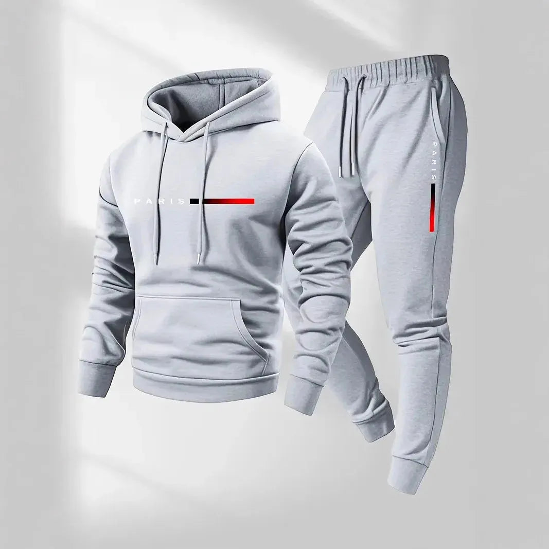 Hoodies Unisex PARIS Letter Print Casual Drawstring Design