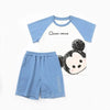 Blue Mickey Mouse kids sport outfit with shorts