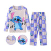 Conjunto de pijama de 2 piezas de Disney Stitch para niños y niñas