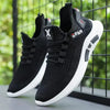 Black casual shoes for men with sleek knit design