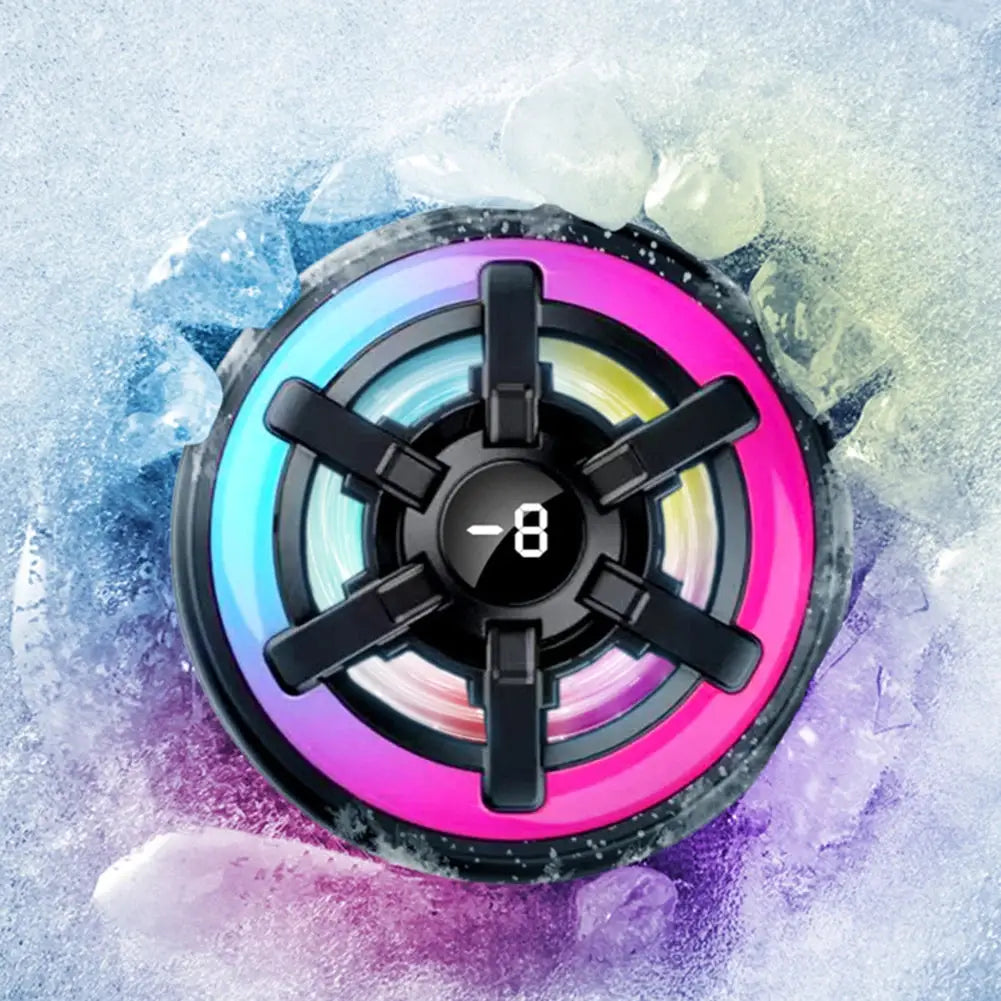 Phone Cooler, Semiconductor Radiator Fan for Gaming and Large-Screen Smartphones, Silent USB-Powered