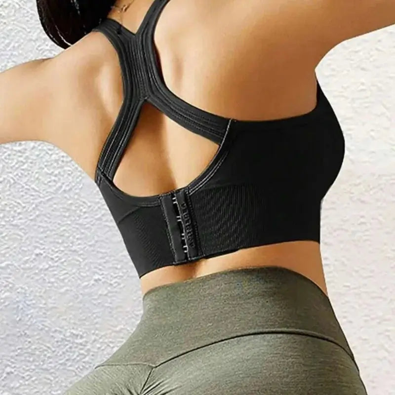 3-Pack Seamless Sports Bras Push-Up & Shock Absorbing & Running Ready
