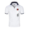 Men's anti-pilling lapel polo shirt