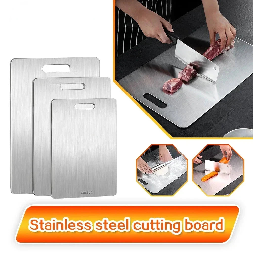 316 Stainless Steel Thick Cutting Board for Kitchen Use