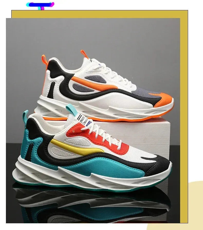 Men’s Running Sneakers Breathable Cushion Soft Sole