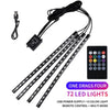 72 LED car light kit with USB power and remote control