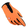 Winter cycling gloves with wrist support