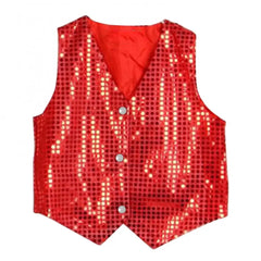 Boys Girls Sequin Vest Waistcoat - PMMNAPOLES