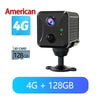 American 4G security camera with 128GB storage