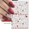 Cute love character nail stickers