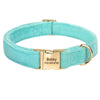 Personalized velvet dog collar - PMMNAPOLES