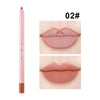 Matte lip liner pencil 02# with lip application