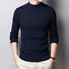 Men's casual vintage style wool turtleneck sweater