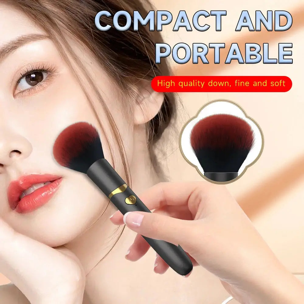 2-in-1 Electric Makeup Brush with 7 Vibration Modes Rechargeable & Soft