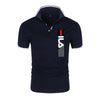 Men's anti-pilling lapel polo shirt