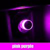 Pink purple USB LED light in car socket