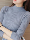 Women's Ruffle Turtleneck Sweater