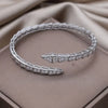 Zirconia knot bracelet