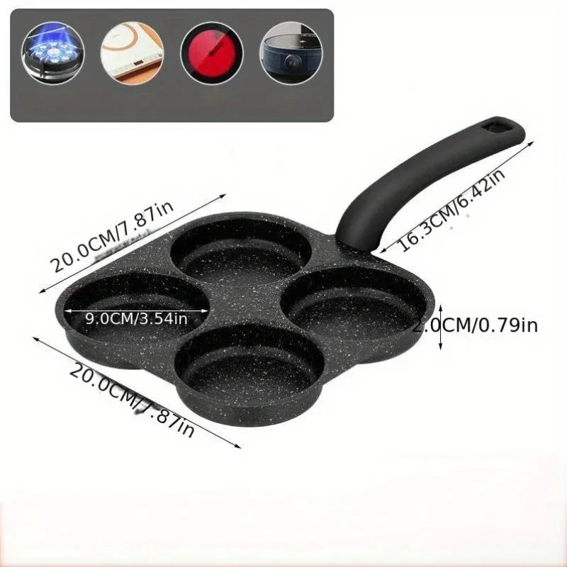 Non Stick Frying Pan with Heat Resistant Handle Design