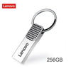 Lenovo 256GB metal USB flash drive with keyring