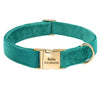 Personalized velvet dog collar - PMMNAPOLES