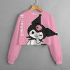 Sudadera con capucha de perro Kawaii Kuromi 