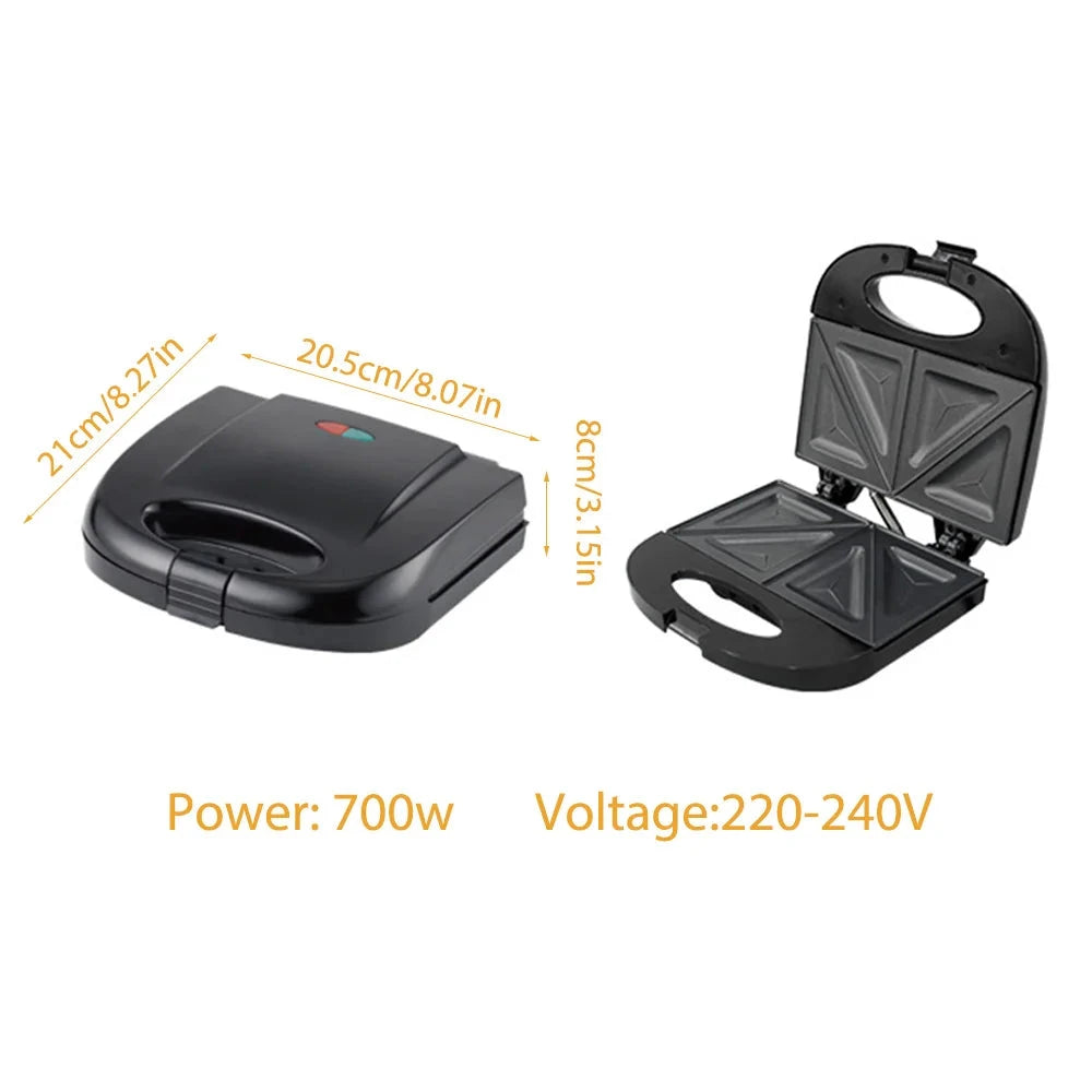 Electric Waffle Maker with Non Stick Even Heating Plates