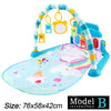 Baby play gym with cloud and candy designs, Model B