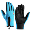 Winter cycling gloves with wrist support