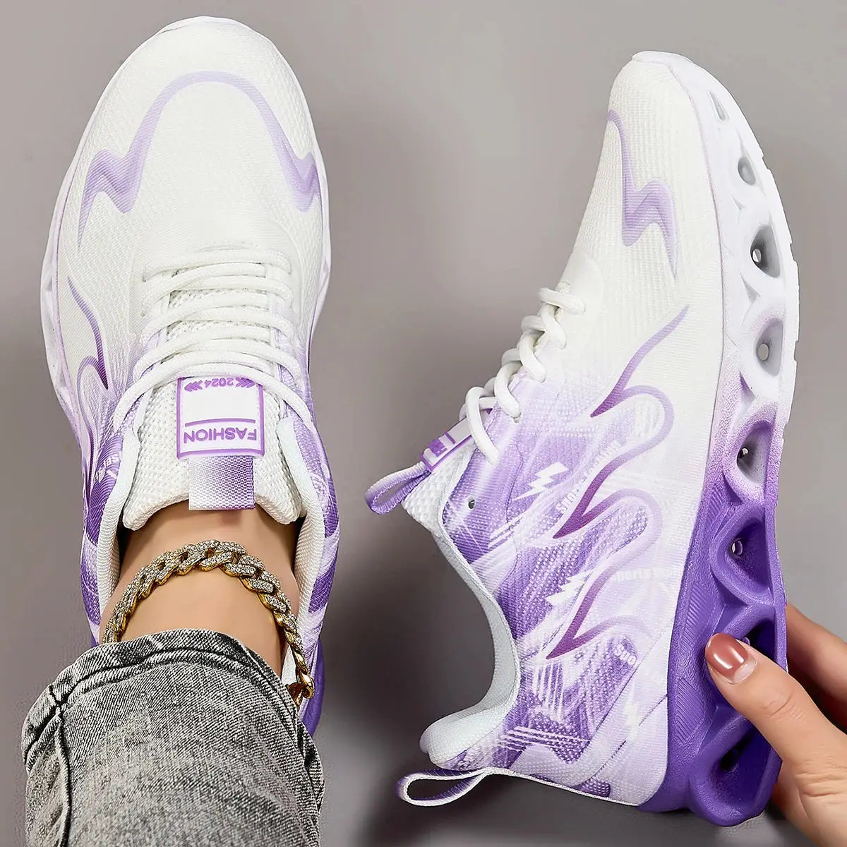 Women’s Walking Sneakers | Lightweight Air-Cushion Tennis Shoes for Running & Everyday Style