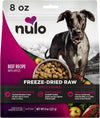 Nulo freeze-dried raw dog food, beef recipe with apples, 8 oz