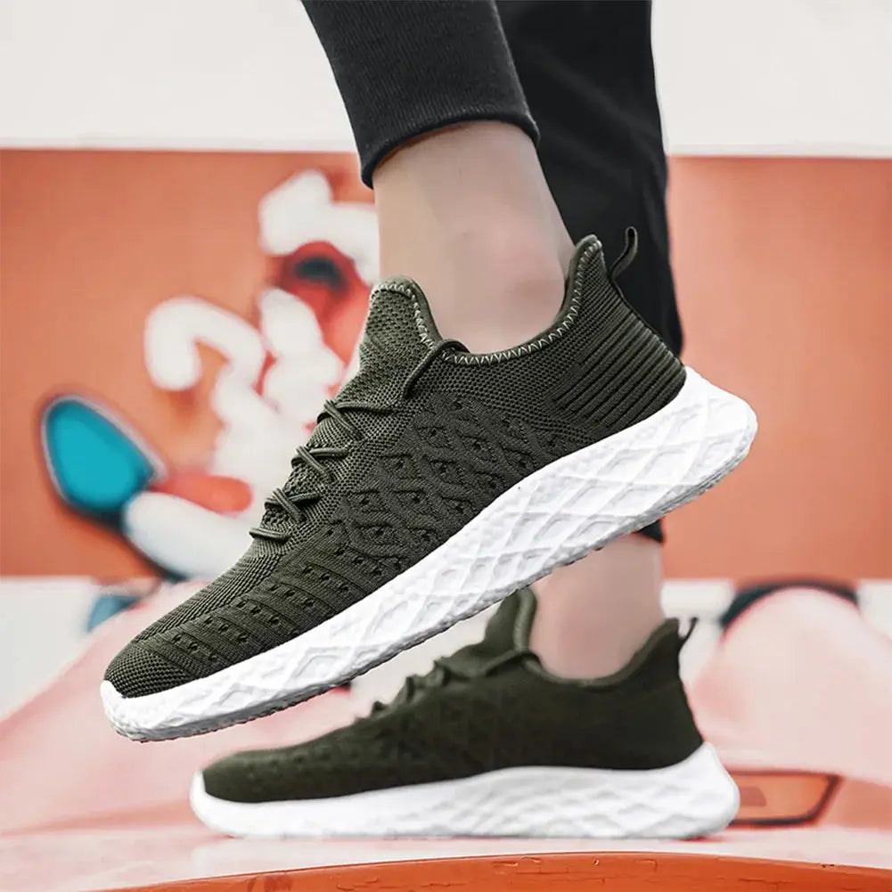 Breathable Running Sneakers – Air Mesh Athletic Shoes for Men & Women – Lightweight, Comfortable for Workout & Trekking
