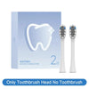 Replacement toothbrush heads for electric toothbrush