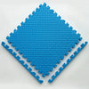 Blue interlocking exercise tile for babies