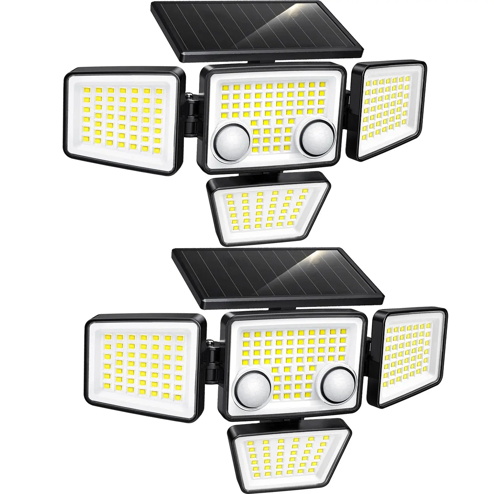 Solar outdoor motion sensor light, 3000LM 188 LED flood security lamp for patio, backyard or front yard